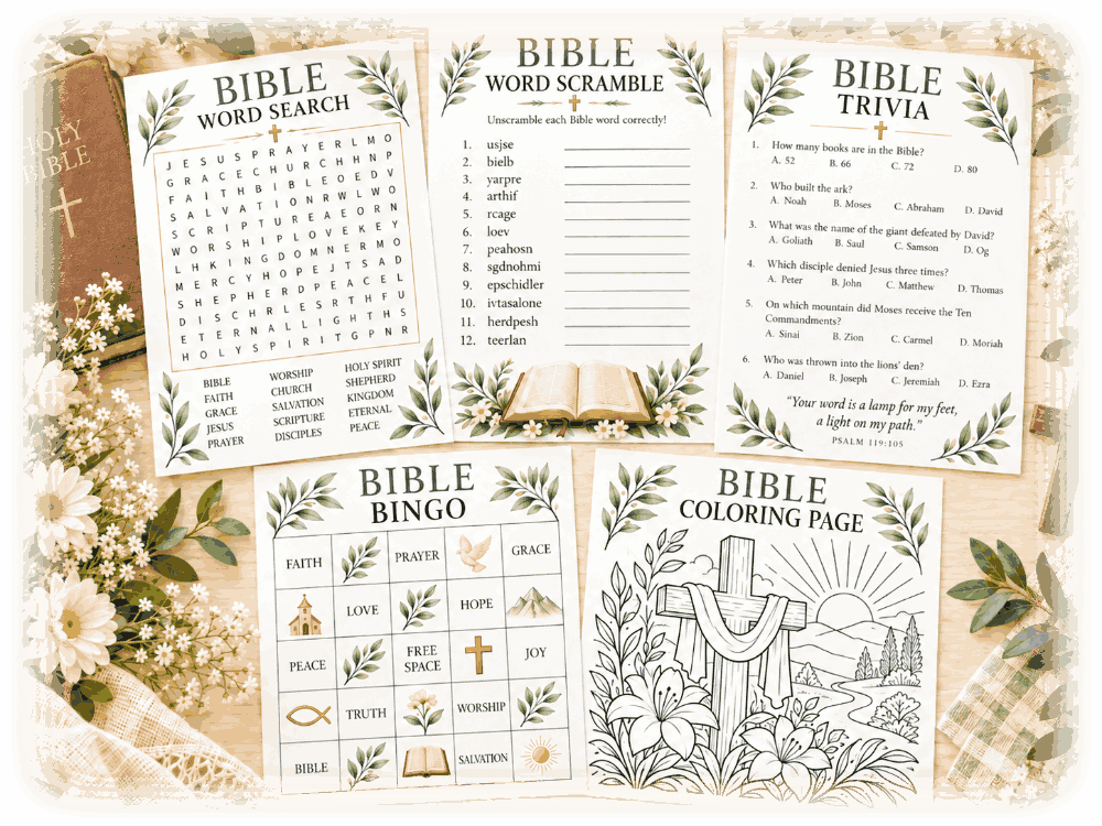 Free Bible games for adults