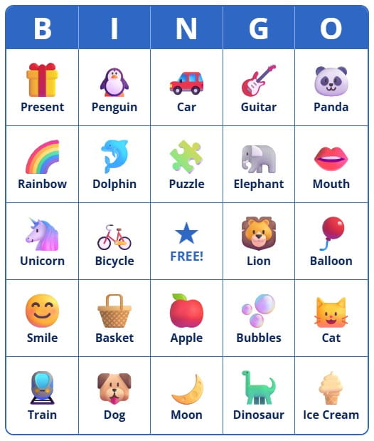 Free printable Bingo card generator for kids