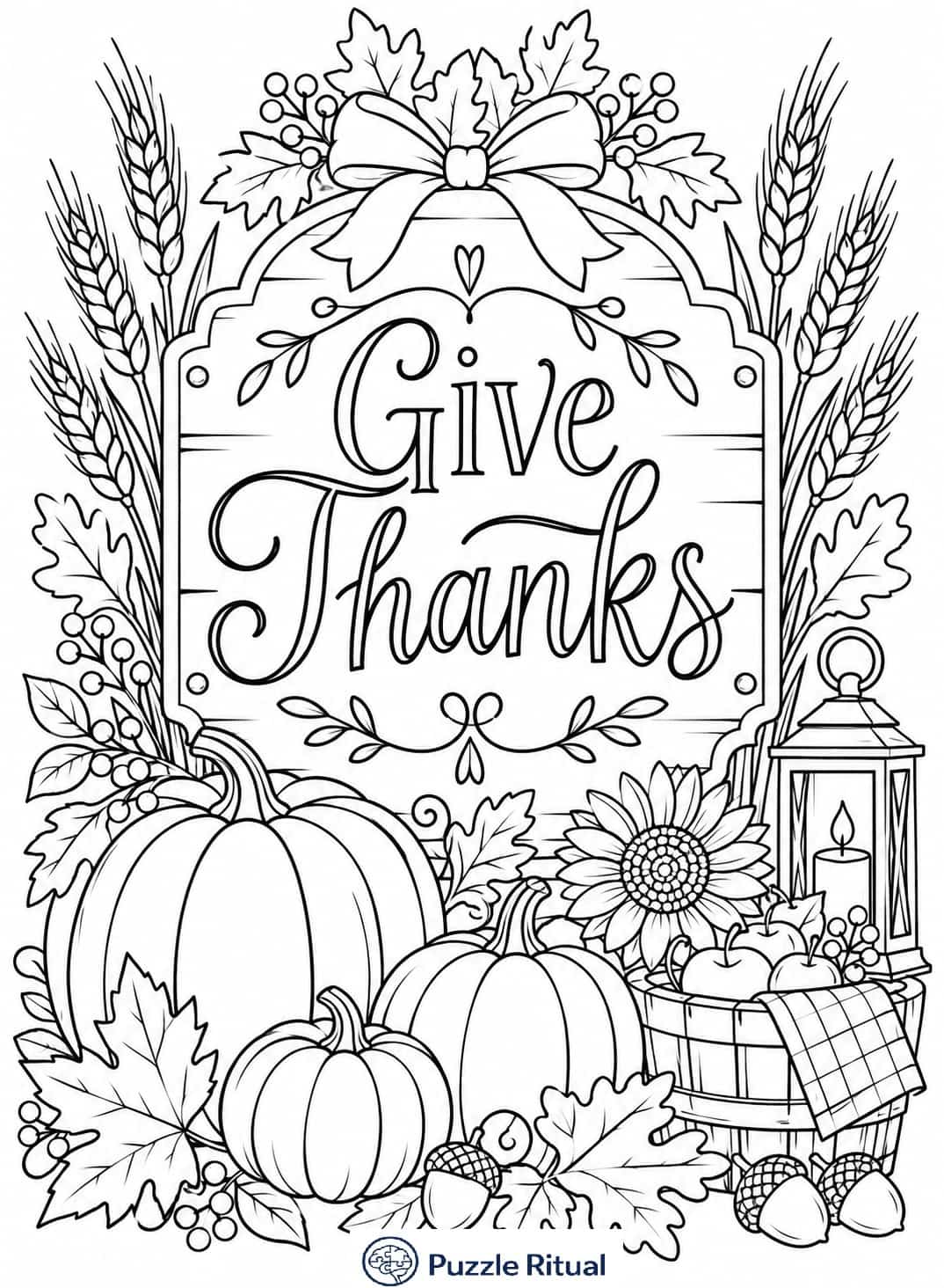 Free Thanksgiving activities for adults