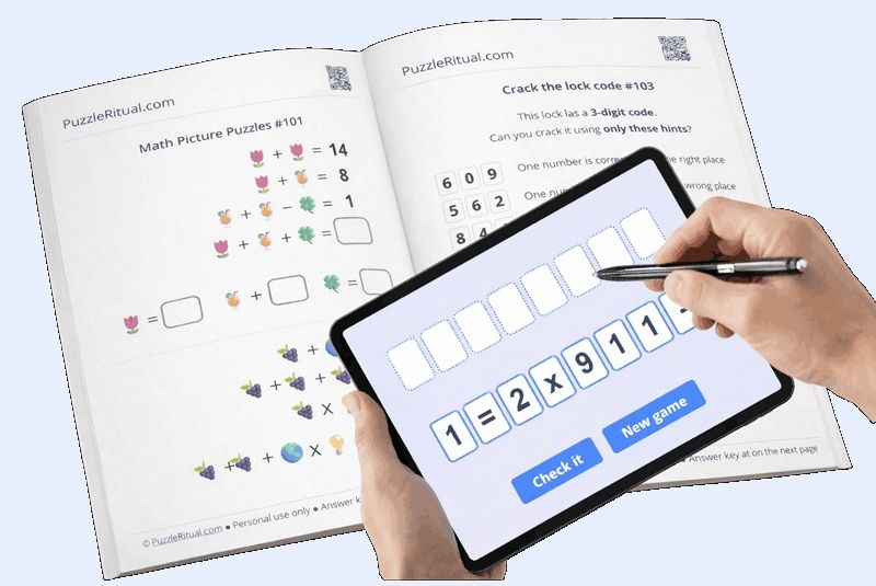 Puzzle Ritual: Games and Puzzles For Adults.