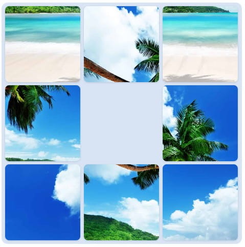 Free picture sliding puzzle 3x3