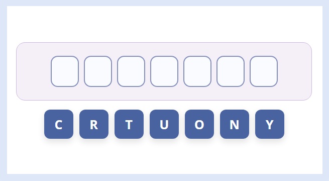 Free Word Scramble Game for adults. Online Word Scramble Game with answers. word jumble game. word scramble online game.