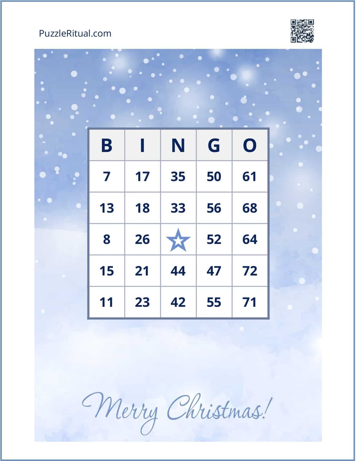 free printable christmas bingo card with numbers. Christmas BINGO cards generator. Free printable Christmas BINGO cards 1-75 PDF