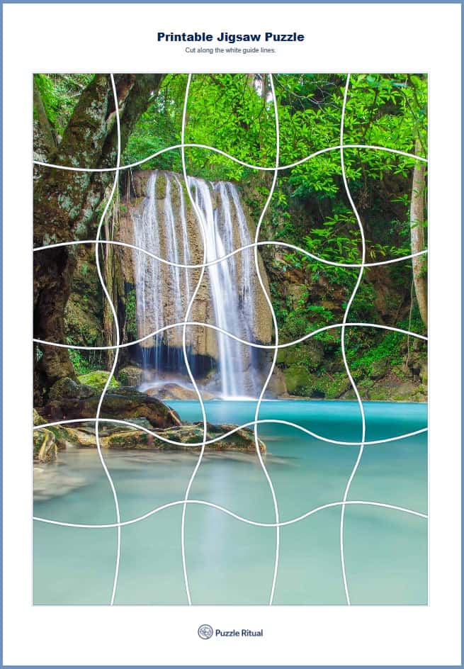Free Printable Jigsaw Puzzles template